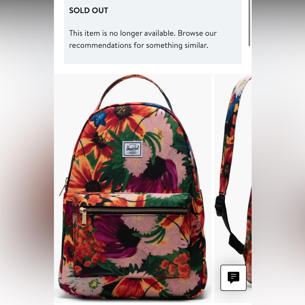 Herschel Supply Co. floral Nova mid volume backpack